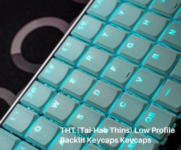 THT (Tai-Hao Thins) 矮軸鍵帽  - PBT- 65PCS